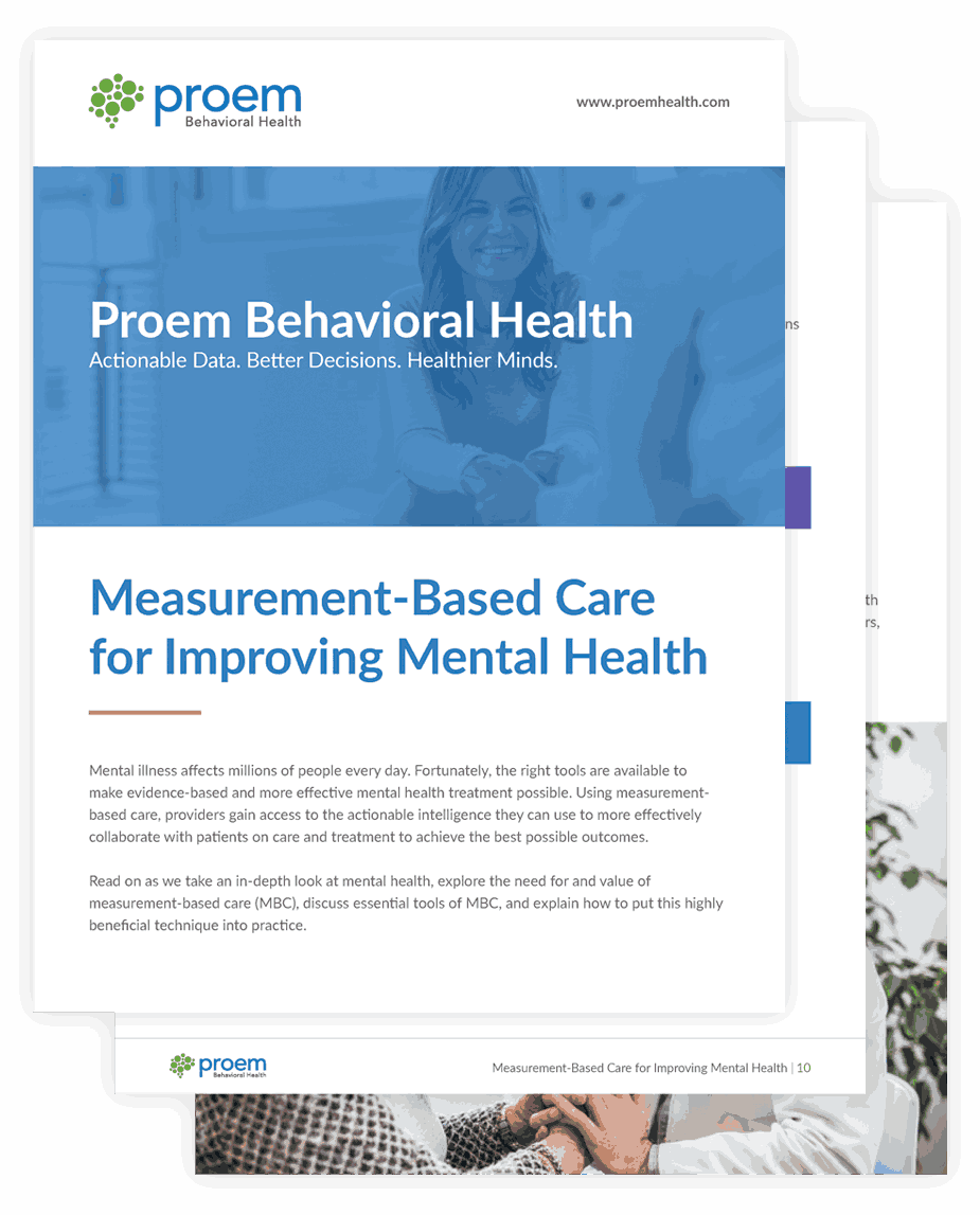 Measurement Based Care for Improving Mental Health