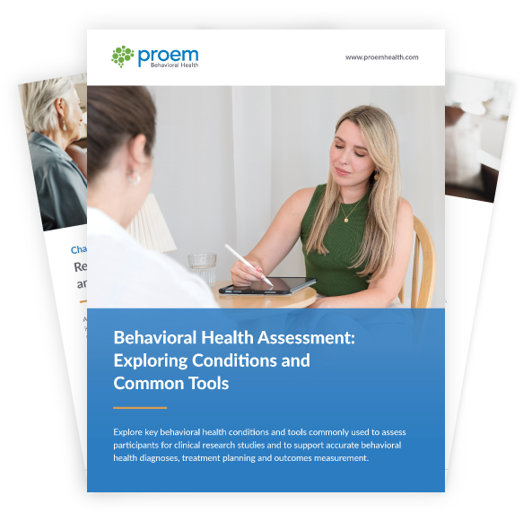 Behavioral Health Assessment: Exploring Conditions and Common Tools